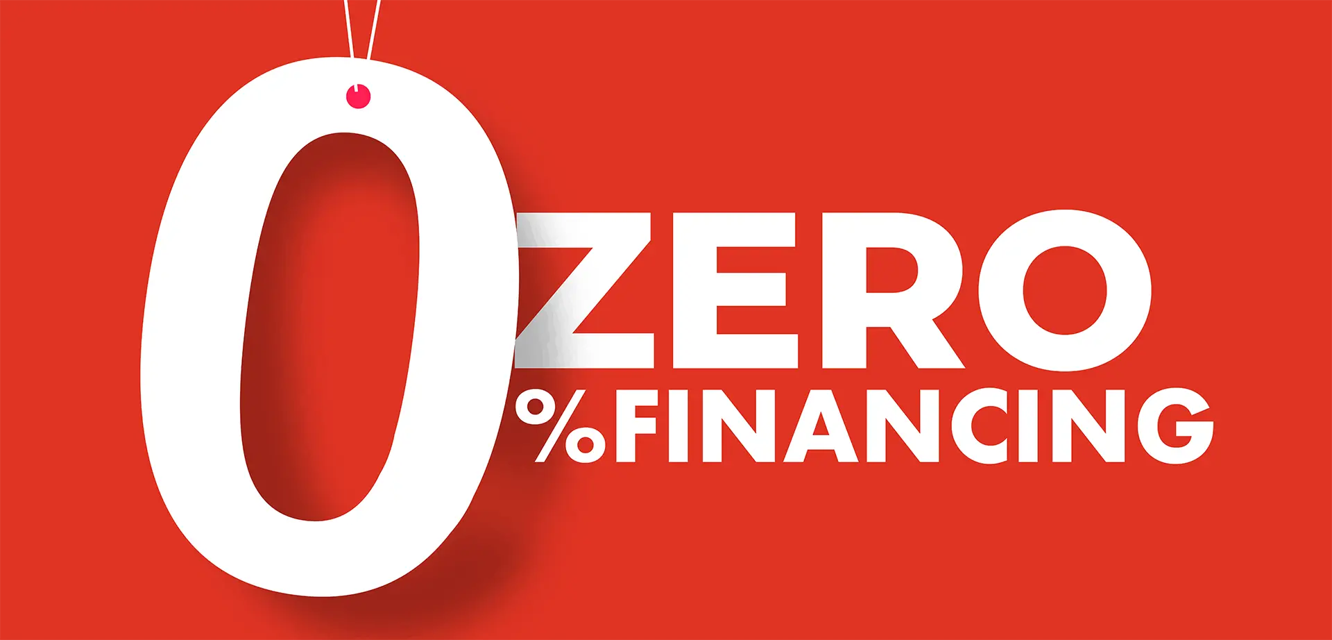 0 % financing banner